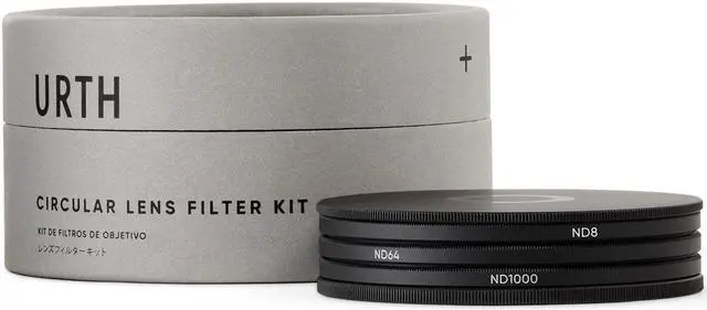 Alt view image 2 of 6 - Urth 77mm ND Selects Filter Kit Plus+ with ND8, ND64 and ND1000 Filters