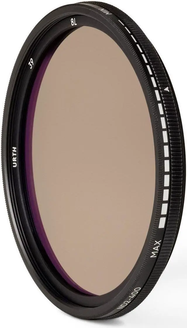 Alt view image 3 of 8 - Urth 39mm Circular Variable ND2-400 1-8.6 Stop Lens Filter #UNDX400ST39