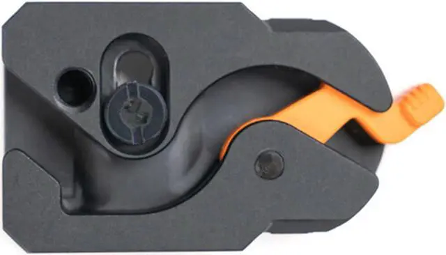 Alt view image 5 of 7 - Tether Tools TetherGuard LeverLock Plate & 15' USB-C Straight to RA Cable,Orange