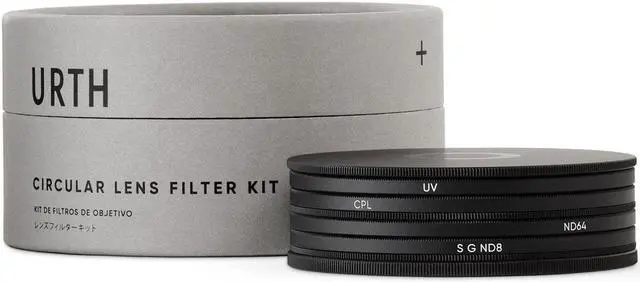 Alt view image 2 of 6 - Urth 55mm Nature Filter Kit Plus+ w/UV, CPL, ND64 & Soft Graduated ND8 Filters