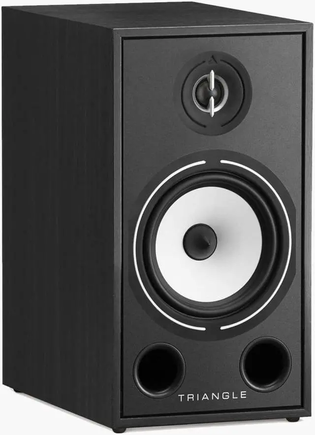 Alt view image 2 of 16 - Triangle Borea BR03 100W 2-Way Bookshelf Speakers, Pair, Black Ash