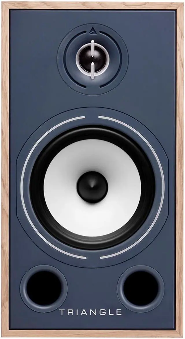 Alt view image 3 of 5 - Triangle Borea Br03 Hi-Fi Bookshelf Speakers - Light Oak Blue (Pair)