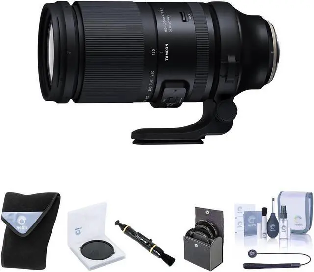 Main image of Tamron 150-500mm f/5-6.7 Di III VC VXD Lens for Fujifilm X Bundle with 82mm Filter Kit, 82mm VND Filter, Lens Wrap, Lens Cleaner, Cleaning Kit, Universal Lens Cap Tether