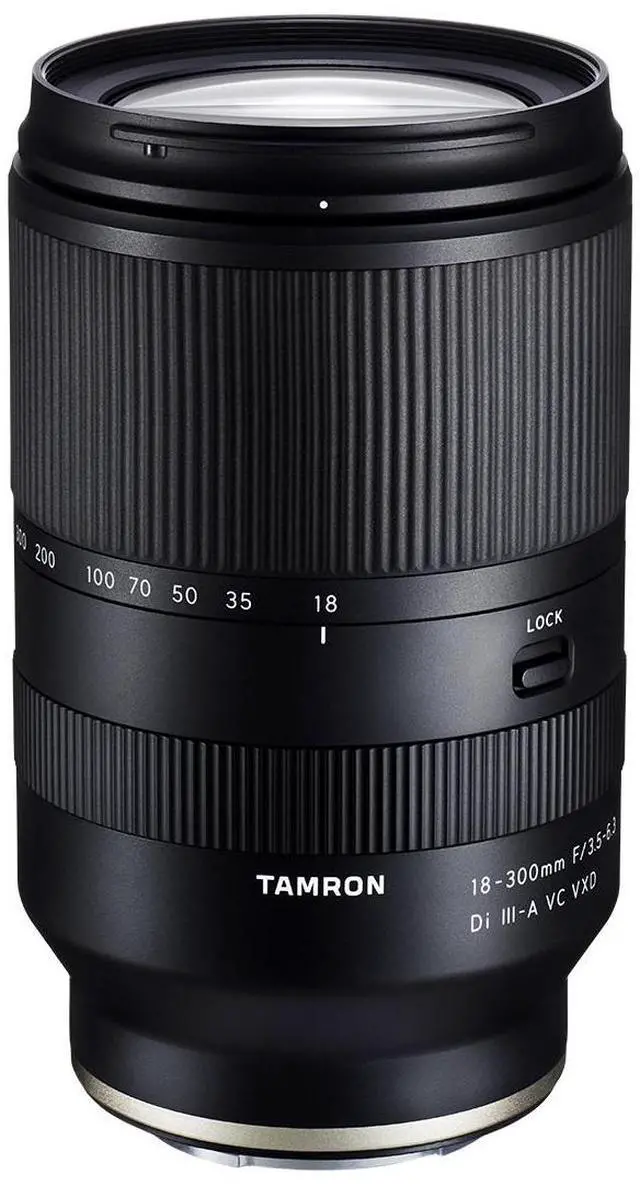 Alt view image 2 of 6 - Tamron 18-300mm f/3.5-6.3 Di III-A VC VXD Lens for Sony E Bundle with 67mm UV Filter, Microfiber Cleaning Cloth