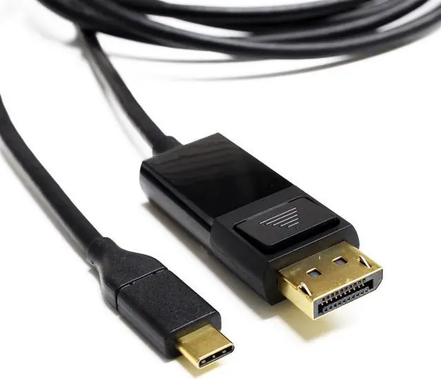 Alt view image 2 of 2 - Tera Grand 6' USB 3.1 Type C Male to DisplayPort Male Cable, Black #USB31-CDP-06
