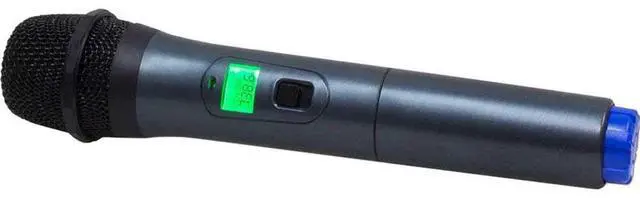 Alt view image 6 of 9 - Technical Pro Wireless USB Receiver UHF Handheld Microphone WMU99
