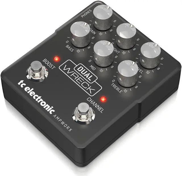 Alt view image 4 of 4 - TC Electronic Ampworx Dual Wreck Preamp Pedal