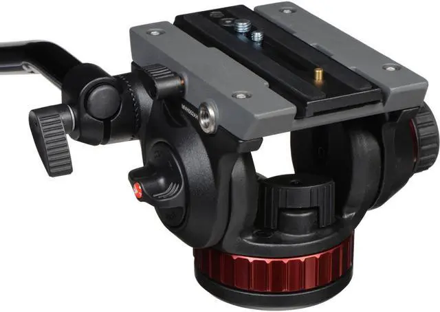 Alt view image 6 of 7 - Manfrotto 055 3-Section Carbon Fiber Tripod, Bundle with 502 Pro Video Head