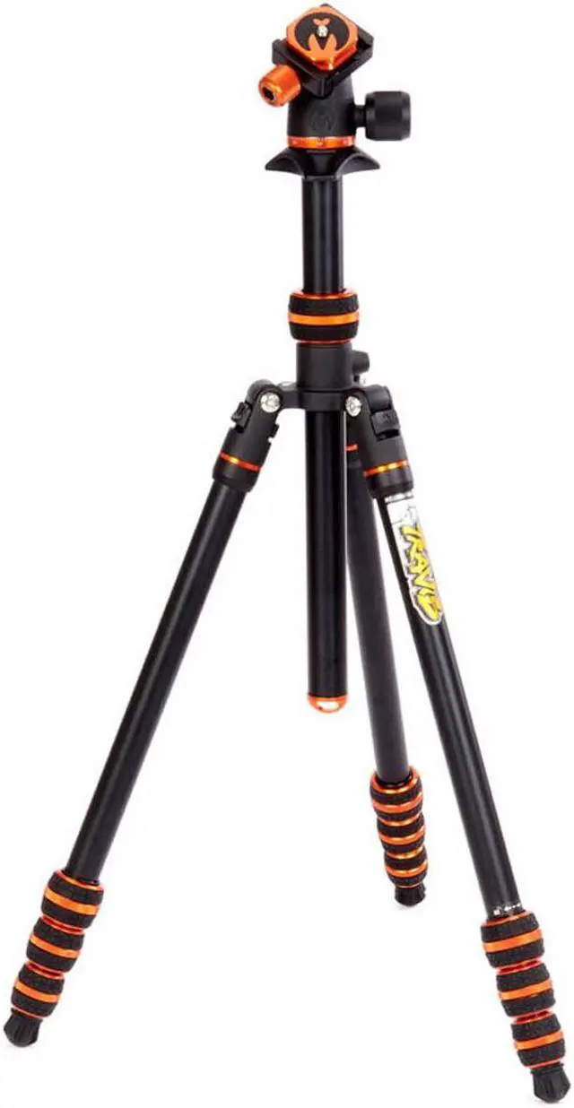 Alt view image 2 of 8 - punks travis 2.0 magnesium alloy general use tripod - adjustable, multi-use camera tripod with three detachable legs