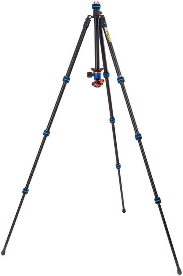 Alt view image 5 of 15 - punks travis 2.0 magnesium alloy general use tripod - adjustable, multi-use camera tripod with three detachable legs