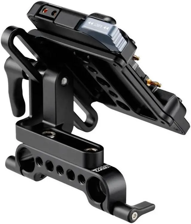 Alt view image 6 of 6 - Wooden Camera Micro Battery Plate Slide for Sony FX3/FX30 Cameras, Gold Mount