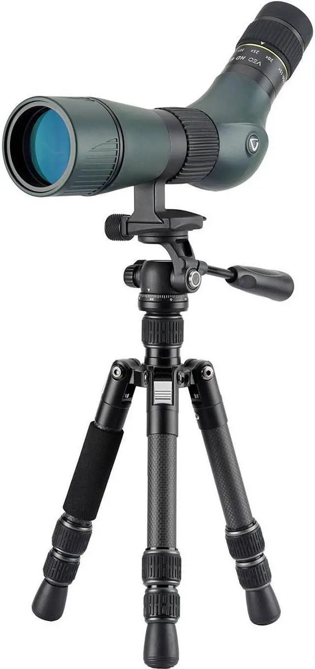 Alt view image 7 of 7 - Vanguard VESTA GO T 233CP 3-Section Carbon Fiber Table Top Tripod with VEO PH-24 Pan Head