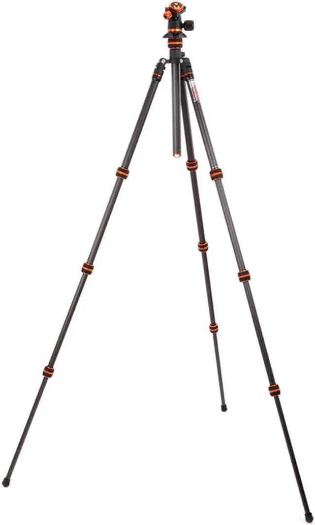 Alt view image 3 of 7 - 3 Legged Thing Punks Billy 2.0 Carbon Fibre Travel-Friendly Tripod - Compact & Adjustable Camera Tripod with Three Detachable Legs