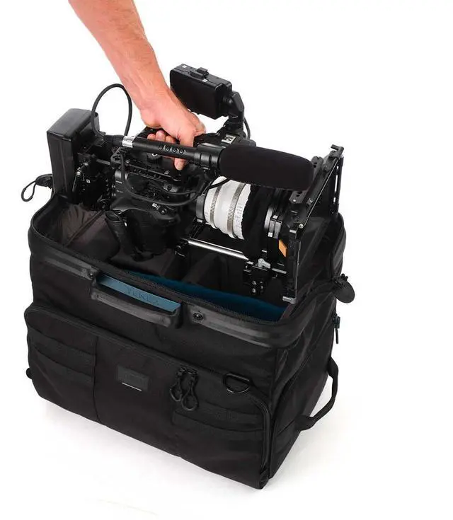 Alt view image 6 of 7 - Tenba Cineluxe v2 Shoulder Bag 21 Hightop for Camcorders,Cinema Cameras,ENG Rigs