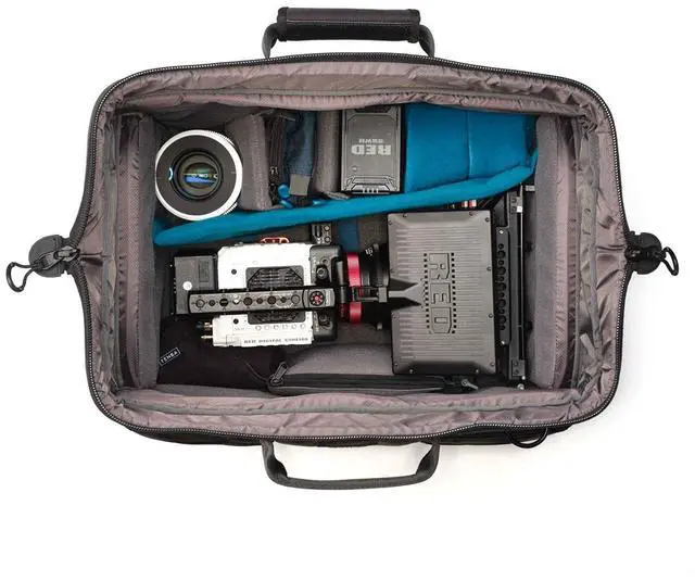 Alt view image 7 of 7 - Tenba Cineluxe v2 Shoulder Bag 21 Hightop for Camcorders,Cinema Cameras,ENG Rigs