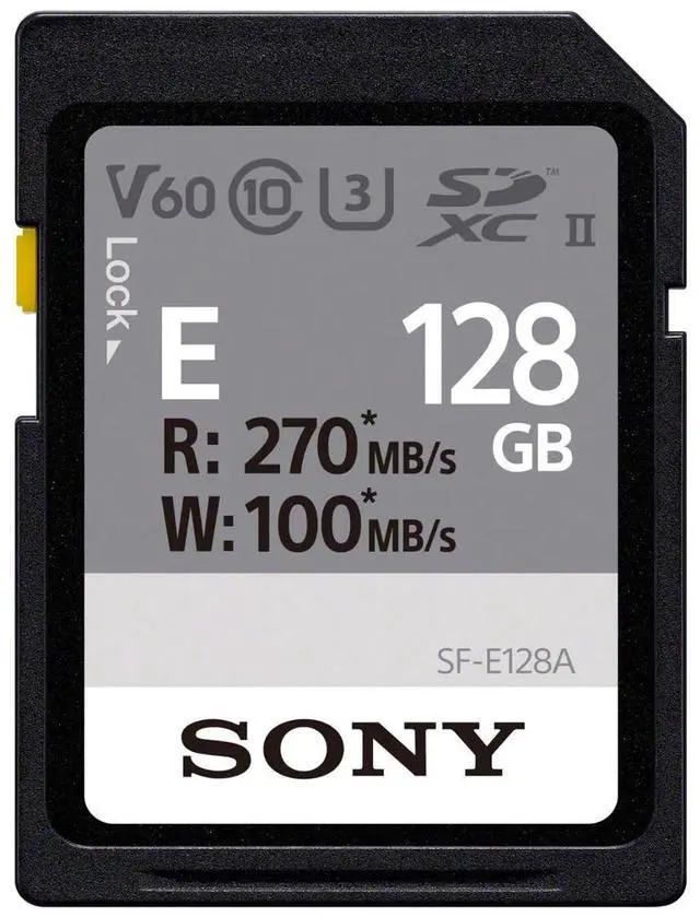 Alt view image 2 of 2 - Sony 128 GB E Series UHS-II SDXC Memory Card