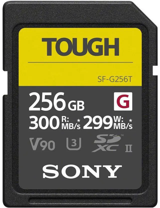 Alt view image 3 of 3 - Sony 256 GB TOUGH G Series UHS-II SDXC Memory Card