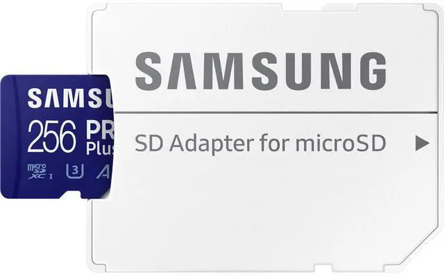 Alt view image 3 of 5 - SAMSUNG PRO Plus 256GB microSDXC Flash Card w/ Adapter Model MB-MD256SA/AM