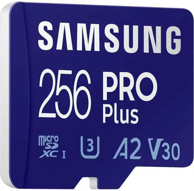 Alt view image 4 of 5 - SAMSUNG PRO Plus 256GB microSDXC Flash Card w/ Adapter Model MB-MD256SA/AM