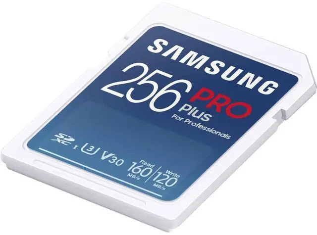 Alt view image 4 of 12 - Samsung Samsung 256GB PRO Plus UHS-I SDXC Memory Card, Blue #MB-SD256S/AM