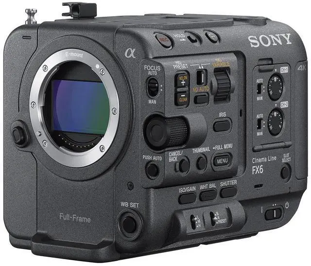 Alt view image 3 of 9 - Sony FX6 Full-Frame Cinema Camera (Body Only) - SOFX6