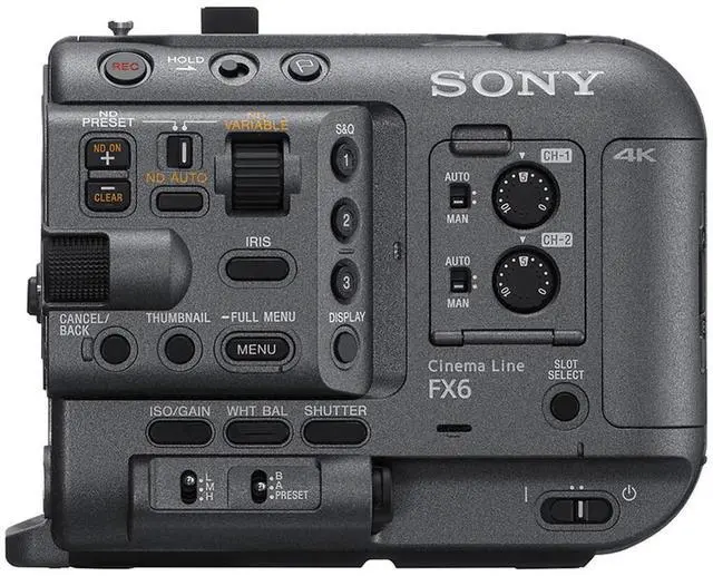 Alt view image 4 of 9 - Sony FX6 Full-Frame Cinema Camera (Body Only) - SOFX6
