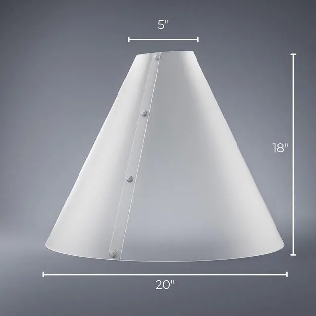 Alt view image 2 of 6 - V-FLAT WORLD The Light Cone Diffuser, Large