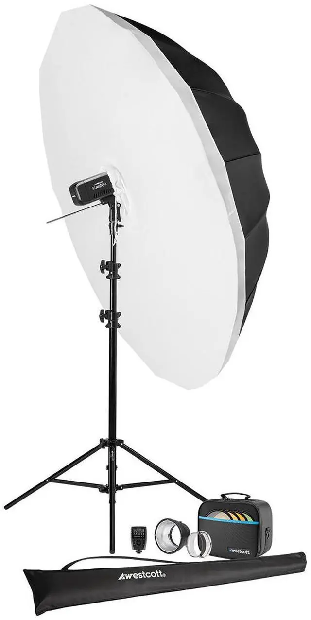 Main image of Westcott FJ400 II 400W Newborn Portrait Lighting Kit with FJ-X3 M Universal Wireless Trigger
