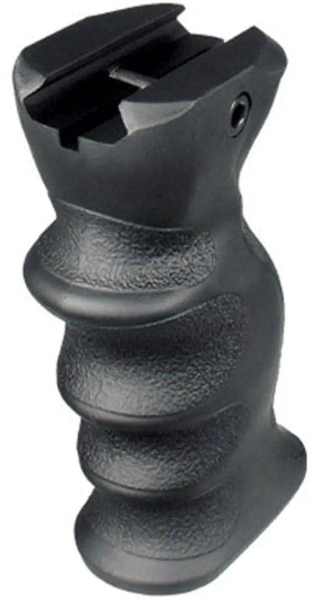 Alt view image 2 of 3 - LEAPERS INC. RB-FGRP172B LEAPERS INC. RB-FGRP172B UTG Ambidextrous Combat Foregrip, Black