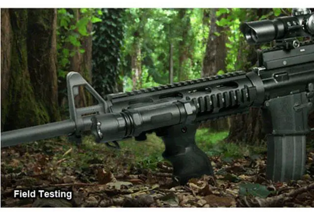 Alt view image 3 of 3 - LEAPERS INC. RB-FGRP172B LEAPERS INC. RB-FGRP172B UTG Ambidextrous Combat Foregrip, Black