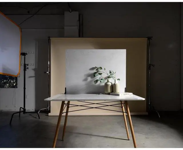 Alt view image 3 of 7 - V-FLAT WORLD Duo Board - 30x40" Double Sided Surface Board, Raw Concrete/Vintage Plaster