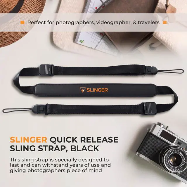 Alt view image 2 of 7 - Slinger Quick Release Sling Strap, Black #SL-SSQR-B