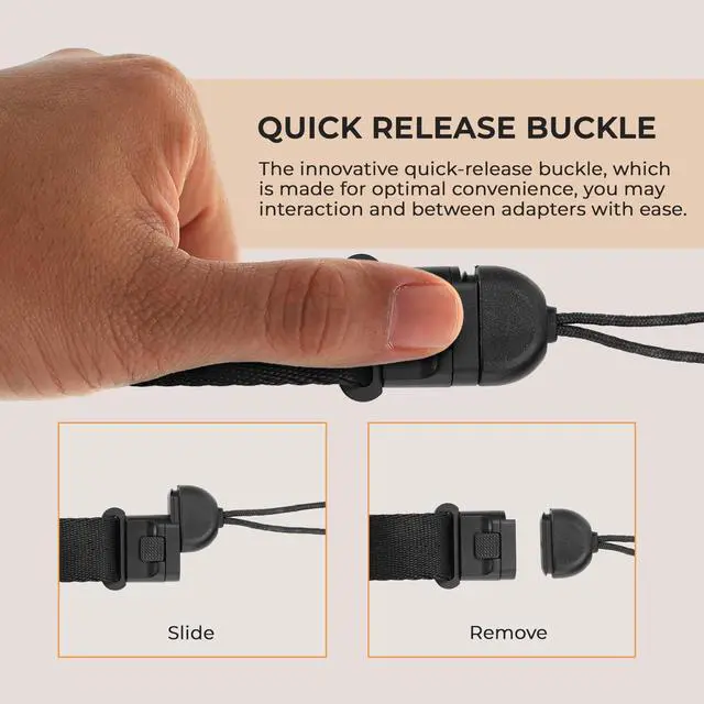 Alt view image 3 of 7 - Slinger Quick Release Sling Strap, Black #SL-SSQR-B