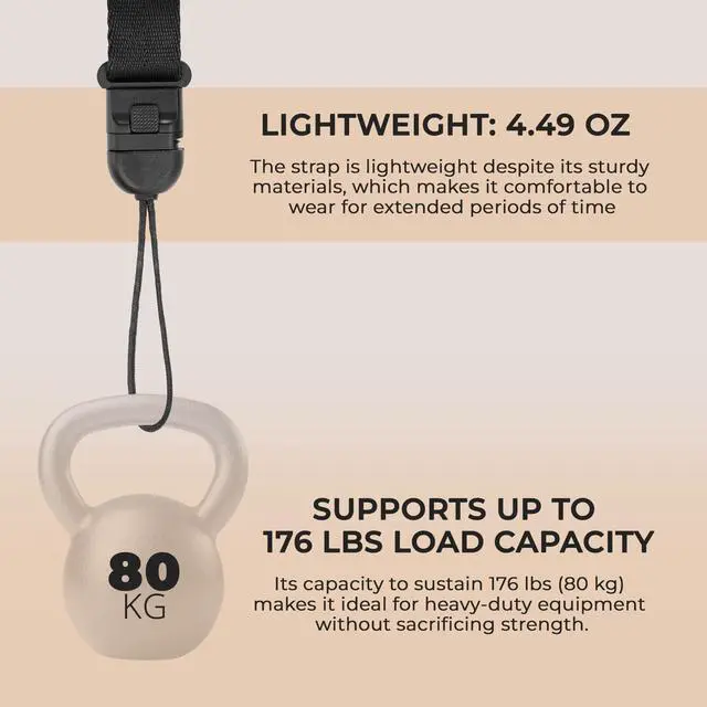 Alt view image 6 of 7 - Slinger Quick Release Sling Strap, Black #SL-SSQR-B