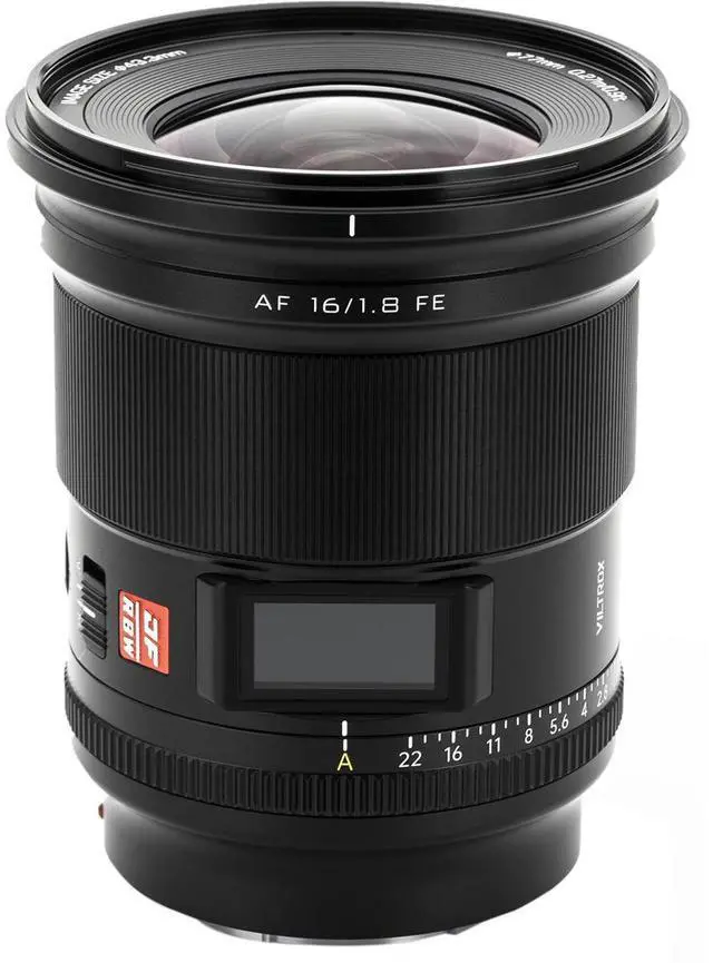 Alt view image 2 of 6 - Viltrox AF 16mm f/1.8 STM Lens for Sony E, Bundle with Hoya 77mm UV and CPL Filters