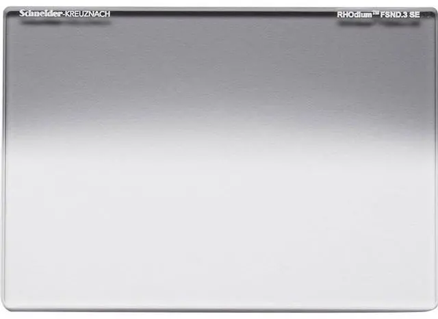 Main image of Schneider 4x5.65" RHOdium Full Spectrum ND Graduated Filter, 0.3 Soft Edge