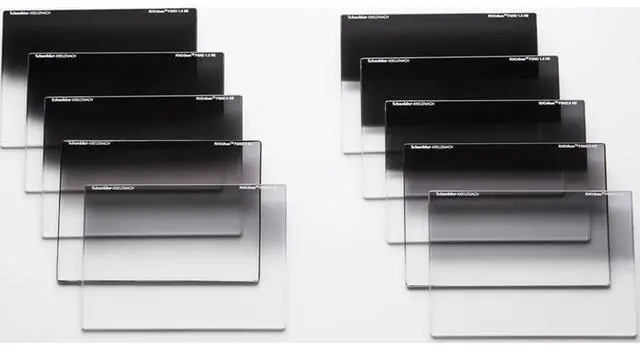 Alt view image 7 of 7 - Schneider 4x5.65" RHOdium Full Spectrum ND Graduated Filter, 0.3 Soft Edge