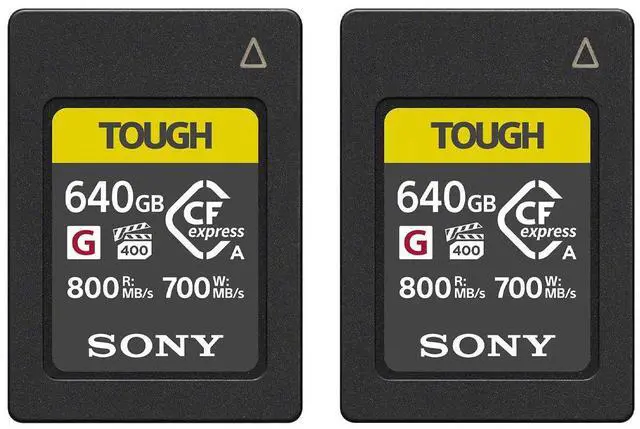 Sony CEA-G Series TOUGH 640GB CFexpress Type-A Memory Card Sony CEA-G Series TOUGH 640GB CFexpress Type-A Memory Card