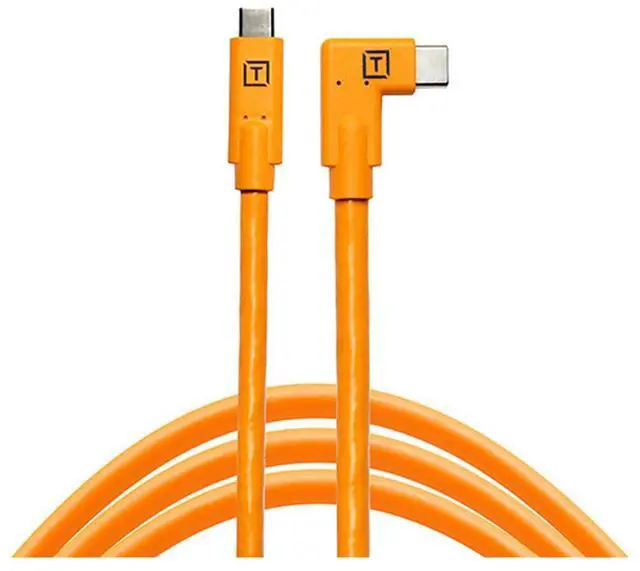 Alt view image 6 of 18 - tether tools 15 ft. tetherpro usb a male to minib 8pin cable orange