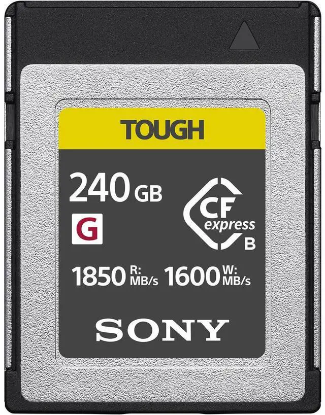 Alt view image 5 of 5 - Sony CFexpress Type B Memory Card G series 240GB (CEB-G240T)