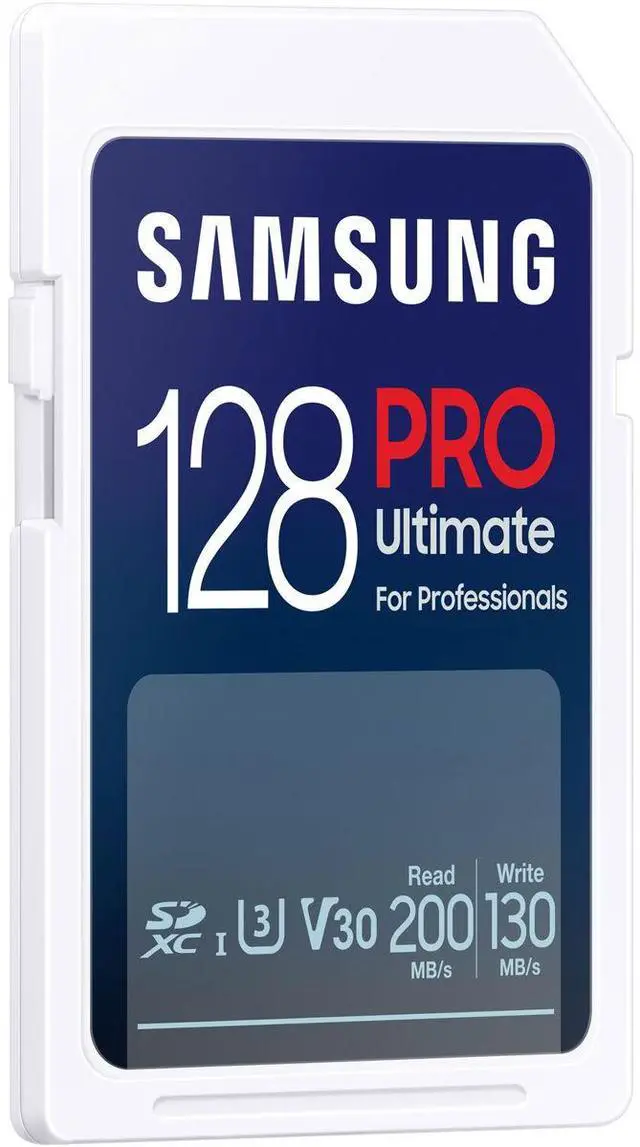 Alt view image 2 of 9 - Samsung SAMSUNG 128GB SD PRO ULTIMATE FULL SIZE #MB-SY128S/AM