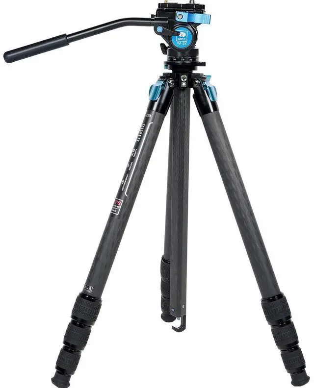 Alt view image 8 of 14 - Sirui ST-224 Waterproof Carbon-Fiber Tripod Kit W/ VA-5 Fluid Head (ST-224+VA-5)