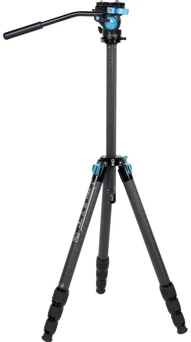 Alt view image 9 of 14 - Sirui ST-224 Waterproof Carbon-Fiber Tripod Kit W/ VA-5 Fluid Head (ST-224+VA-5)