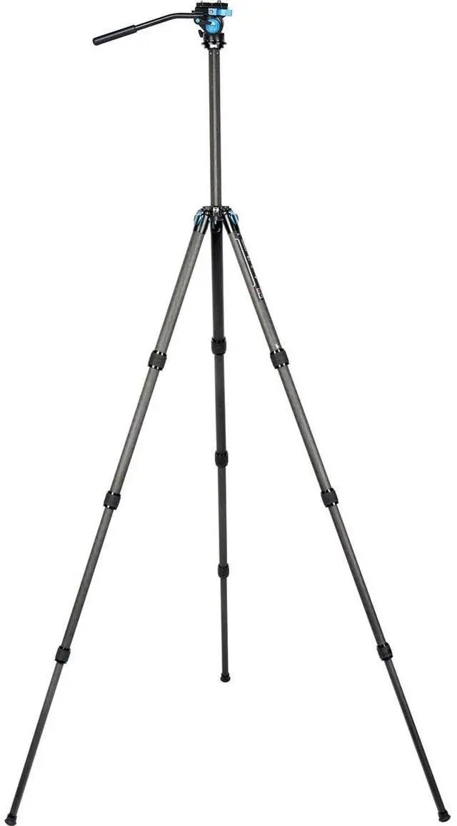 Alt view image 11 of 14 - Sirui ST-224 Waterproof Carbon-Fiber Tripod Kit W/ VA-5 Fluid Head (ST-224+VA-5)