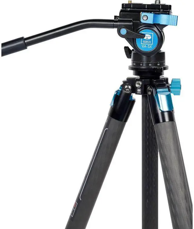 Alt view image 14 of 14 - Sirui ST-224 Waterproof Carbon-Fiber Tripod Kit W/ VA-5 Fluid Head (ST-224+VA-5)
