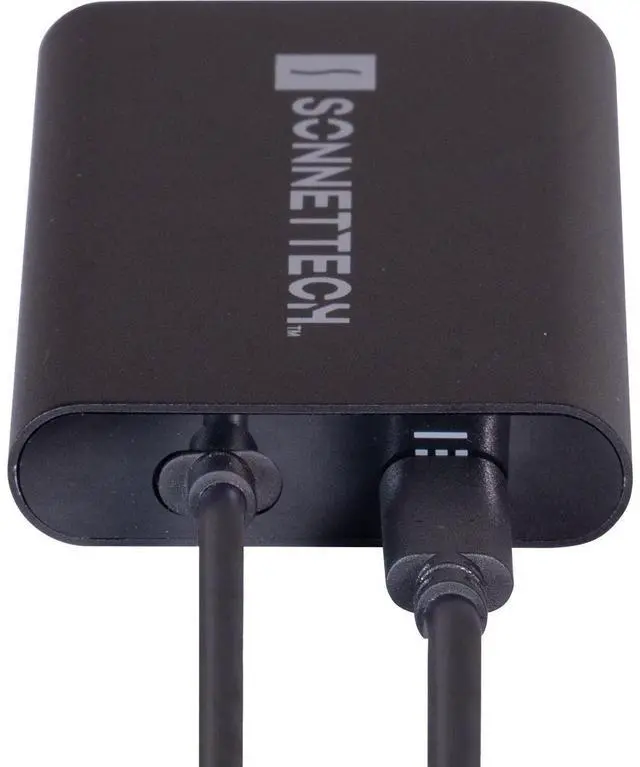 Alt view image 4 of 7 - Sonnet DisplayLink USB Type-C to Dual HDMI Adapter #USBC-DHDMI