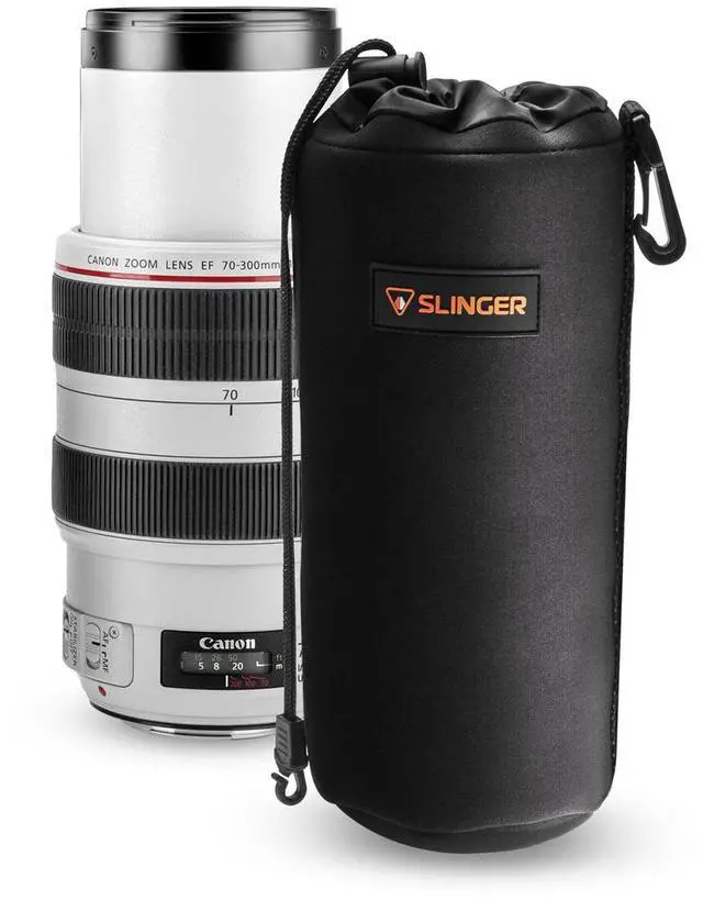 Alt view image 2 of 7 - Slinger Neoprene Lens Pouch - X-Large (Super Zoom and Ultra Telephoto) #YYLP004