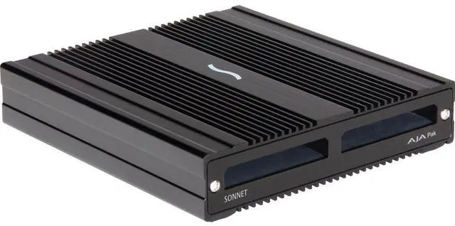 Main image of Sonnet SF3 Series 2-Bay AJA PAK Media Thunderbolt 3 Pro Card Reader #SF3-2AJAPK