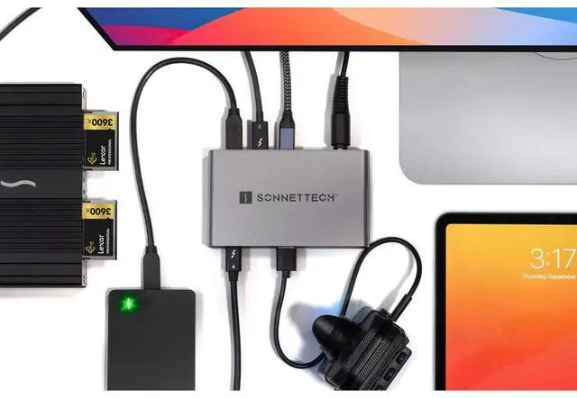 Alt view image 12 of 13 - Sonnet Echo 5 Thunderbolt 4 Hub