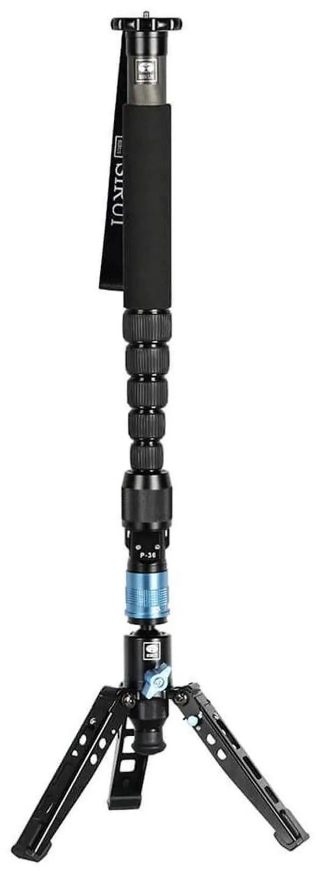 Alt view image 9 of 14 - Sirui P36-Kit Tripod Base with Adapter for P-306 and P-326 Monopods